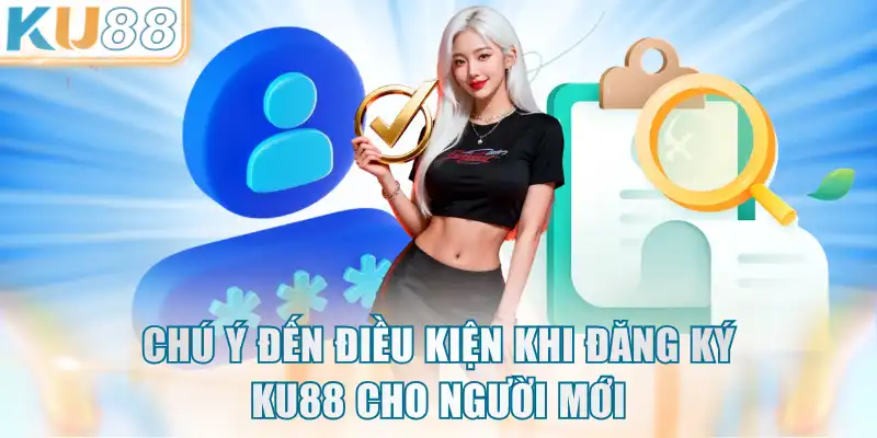 Chú ý đến điều kiện khi đăng ký KU88 cho người mới