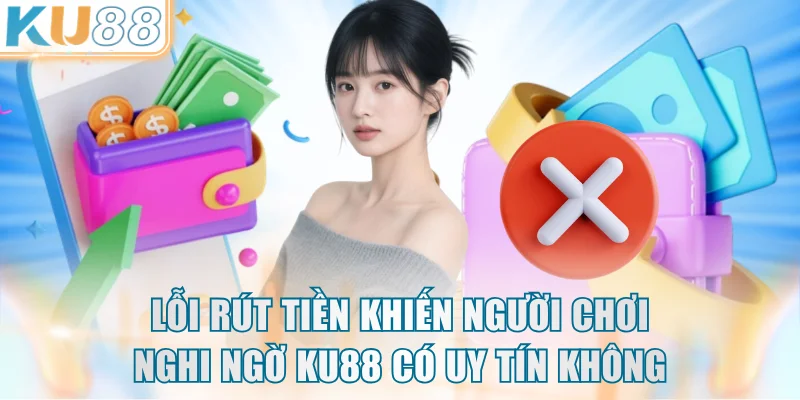 Lỗi rút tiền khiến người chơi nghi ngờ KU88 có uy tín không