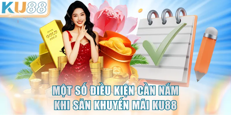 Một số điều kiện cần nắm khi săn khuyến mãi KU88